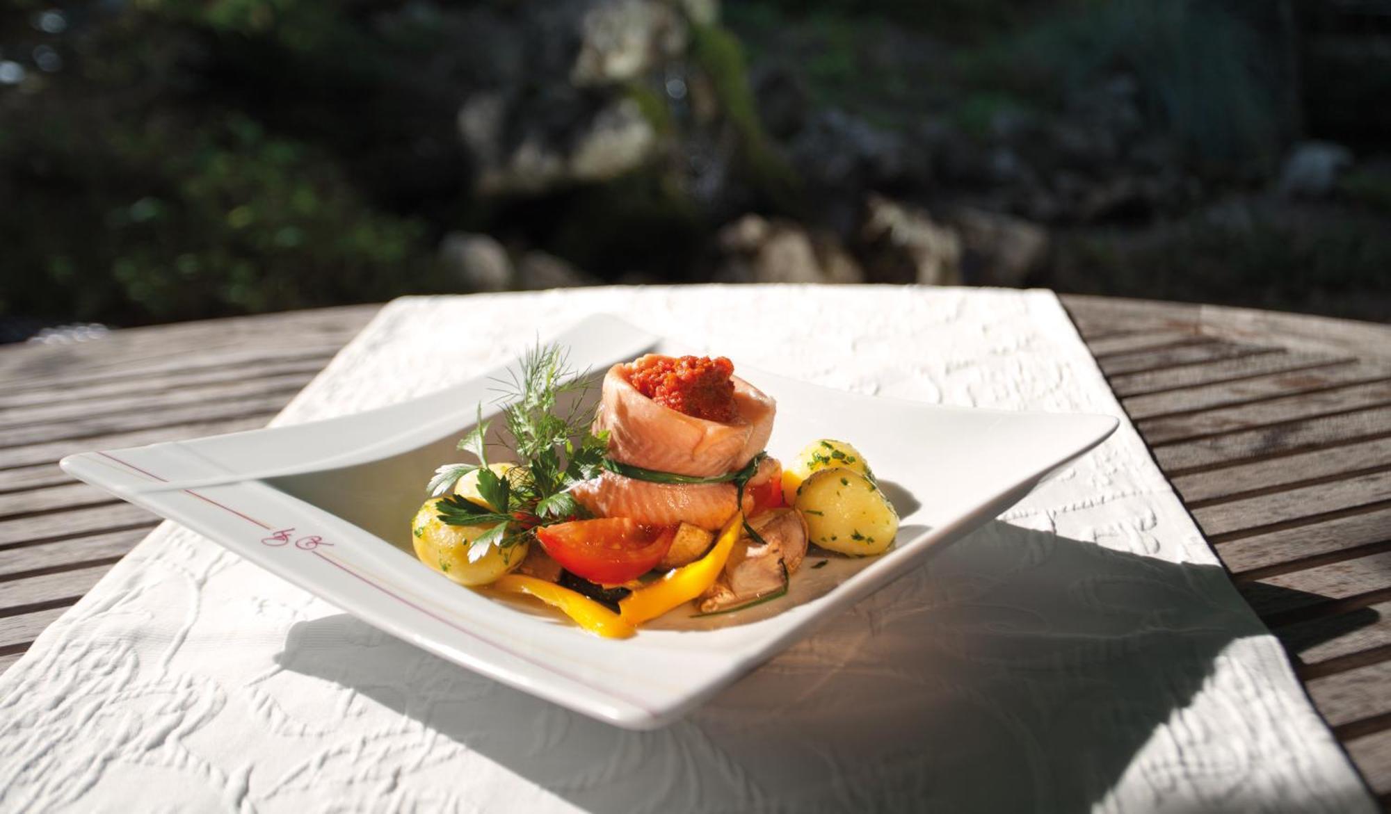 Forellenhof Roessle Hotel & Restaurant 리히텐슈타인 외부 사진